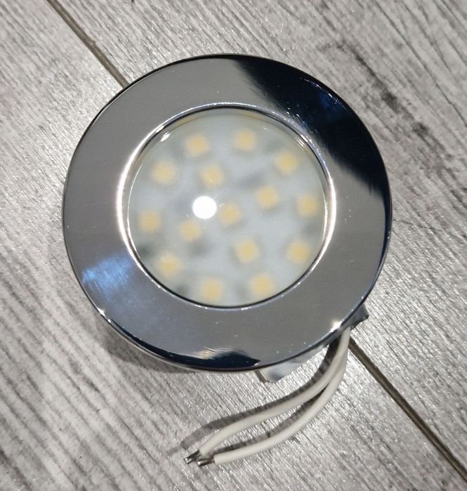 podszawkowa oprawa meblowa lampka led 2,5 w 12v biały ciepły