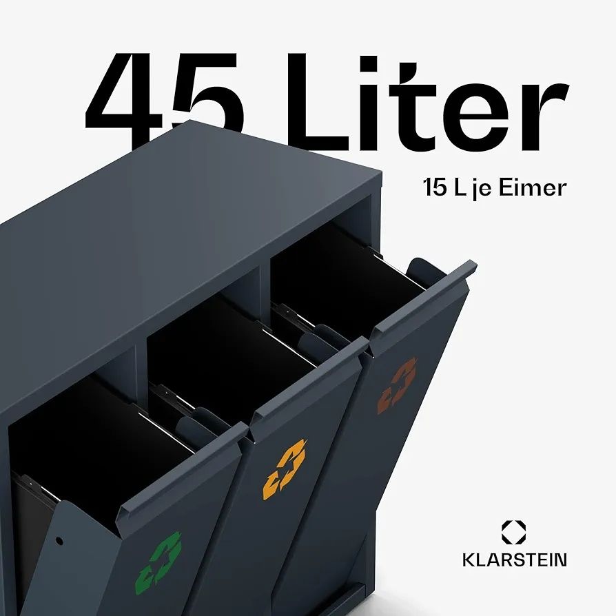 Контейнер,бак для сортування сміття Klarstein Ordnungshüter 45л.