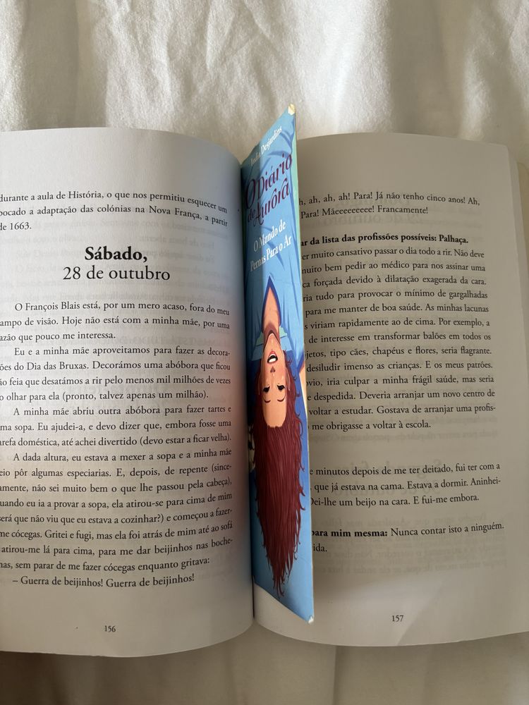 Livro O Diário de Aurora - O Mundo de Pernas para o Ar