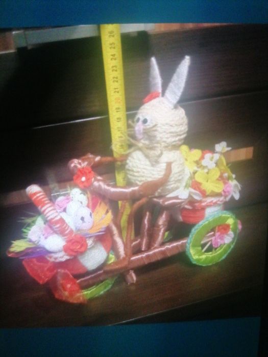 Zajączek na rowerze