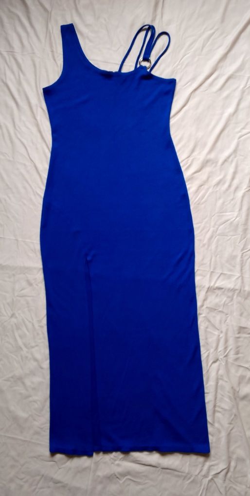 Sukienka maxi chabrowa L XL 40 42