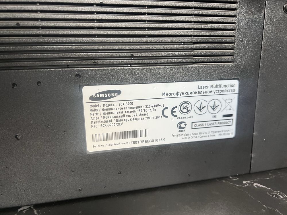 Лазерный принтер scx 3200
