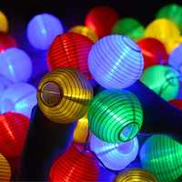 Girlanda LED Kule Świetlne Lampiony Ogród Taras