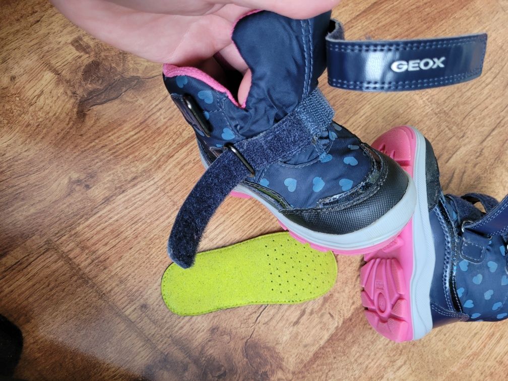 Buty GEOX 22 zimowe śniegowce dziewczynka