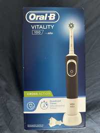 Elektryczna szczoteczka do zębów Oral-B Vitality 100 3D White czarna