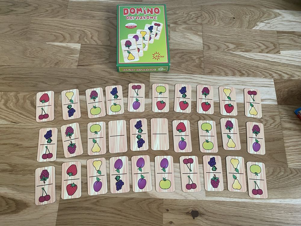 Zestaw gier i układanek dla dziecka memory puzzle