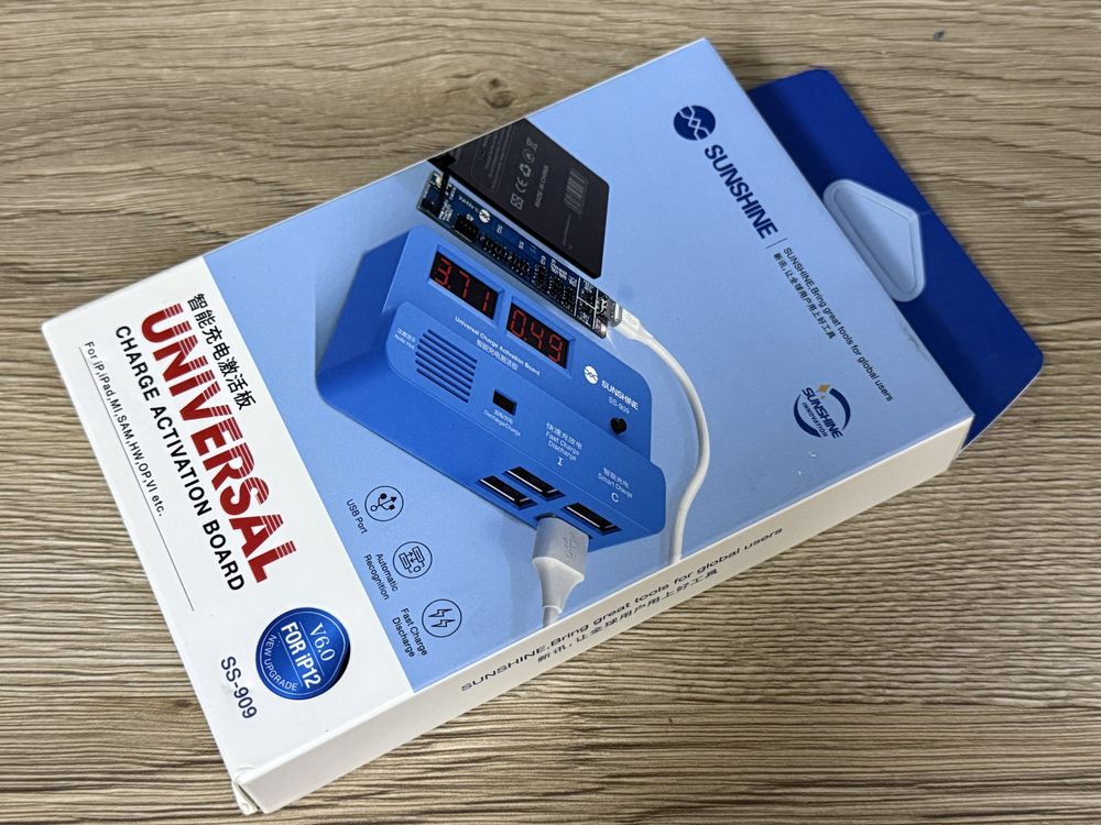 Sunshine SS-909 Uniwersalna ładowarka tester baterii aktywator