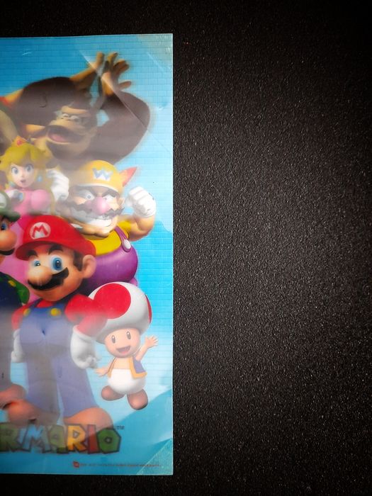 Plakat 3D Super Mario – Nintendo 2009 (efekt ruchu)
