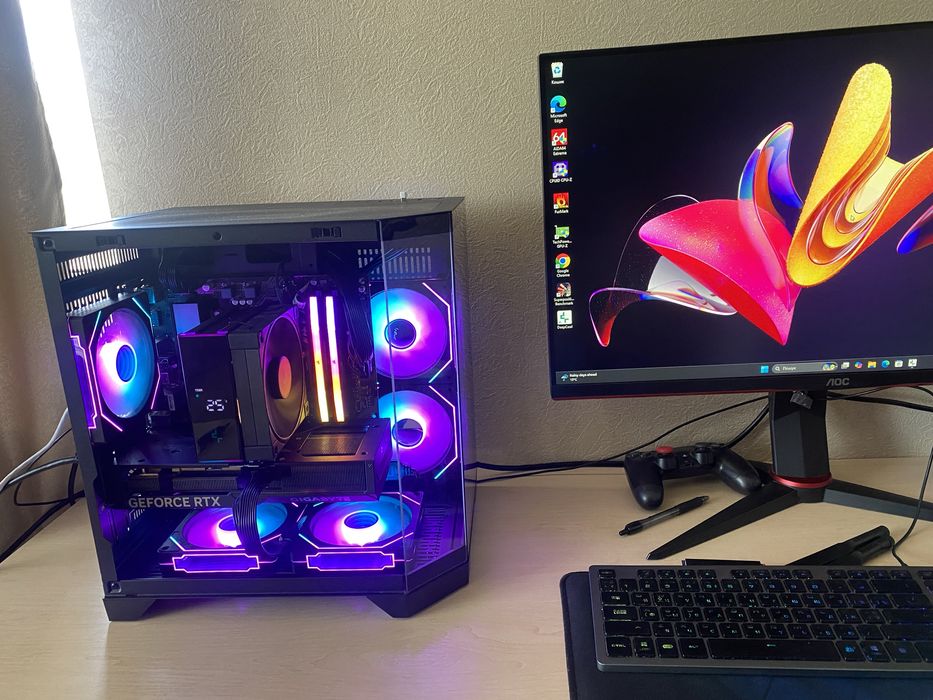 Ігровий ПК для 2К геймінгу на Ультра! RTX 4070 та Ryzen 8400f 1tb/32gb