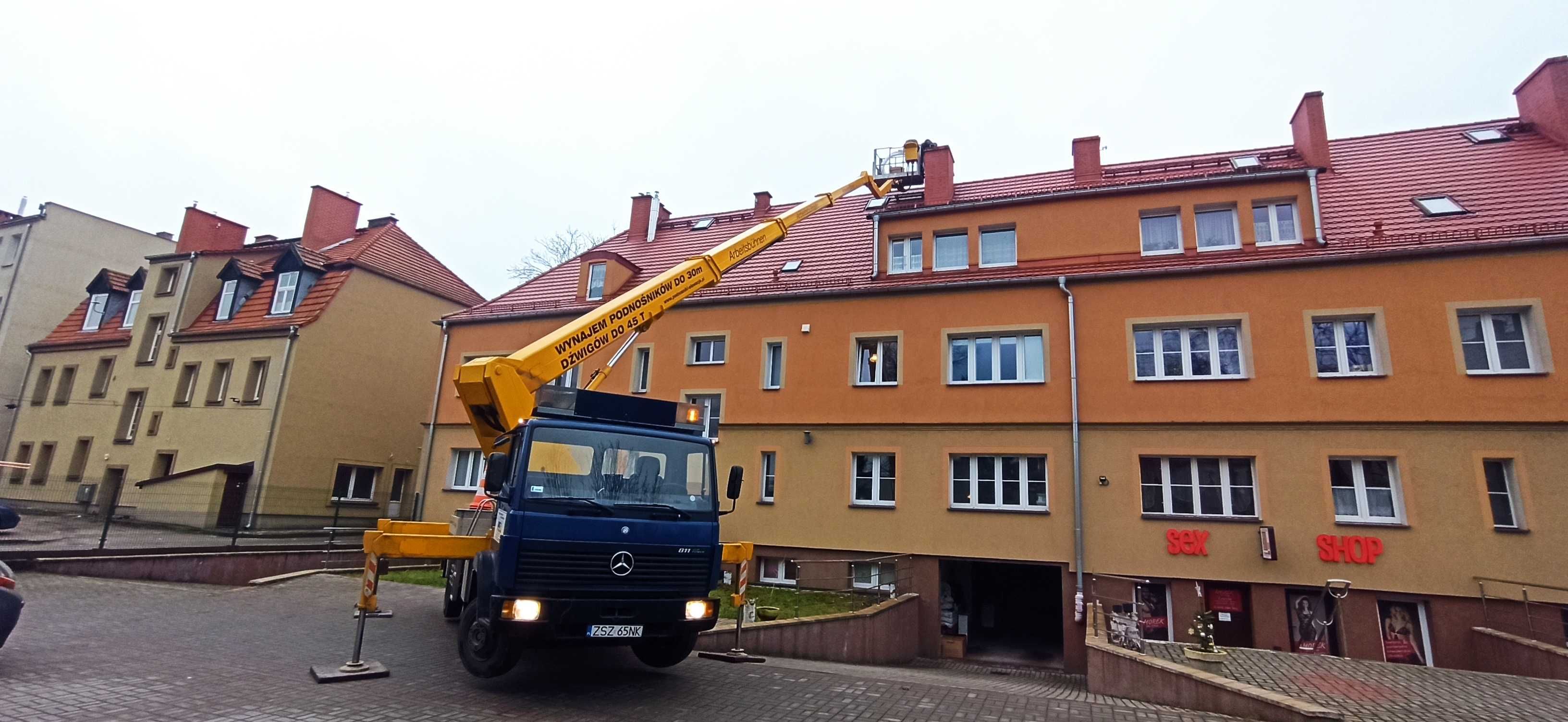 Podnośnik koszowy Szczecinek - usługi