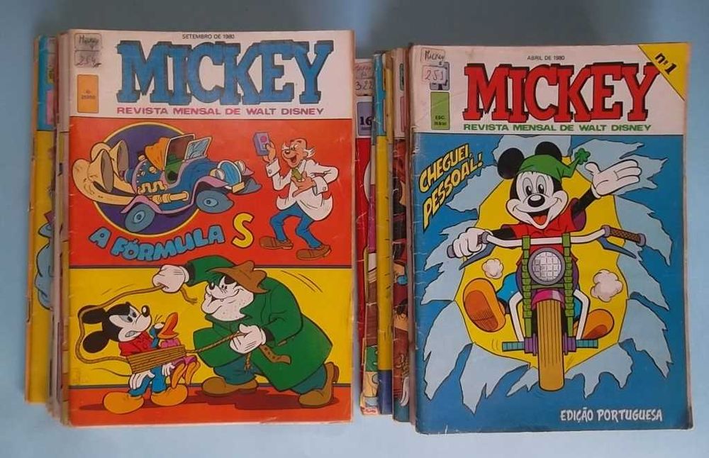 MICKEY - edição portuguesa - 18 revistas desde o Nº 1