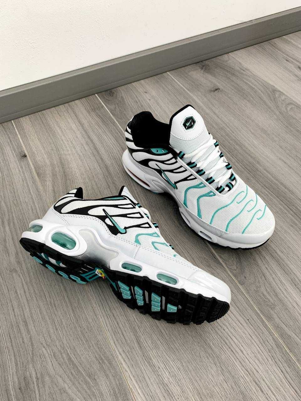 (БЕЗ ПЕРЕДОПЛАТИ) Nіke Air Max Plus TN Tiffany  найк аір макс тн білі