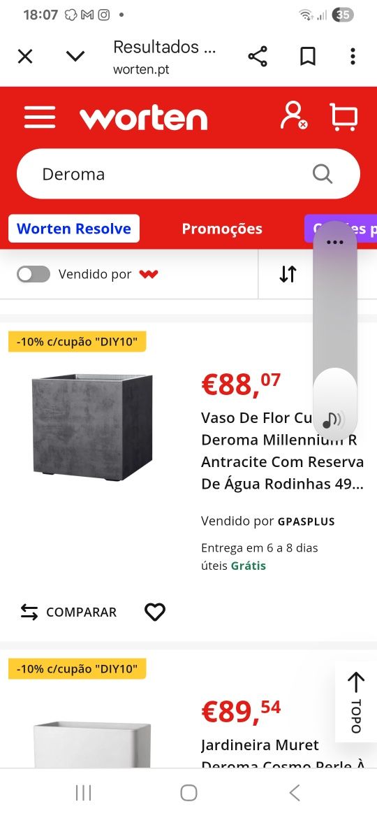 Floreiras Deroma made in italy