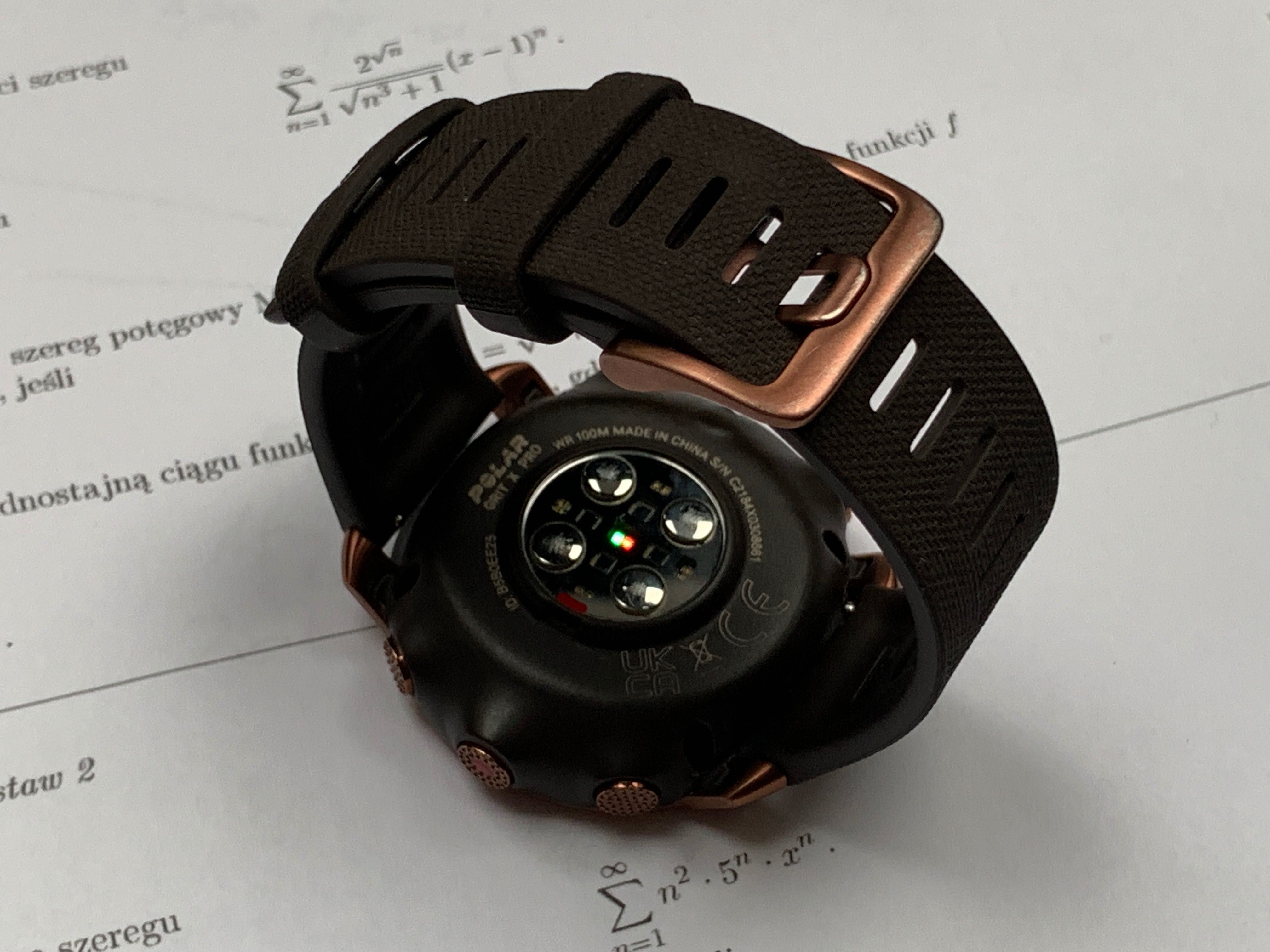 Outdoorowy zegarek sportowy kl. premium POLAR Grit X Pro Copper Brown