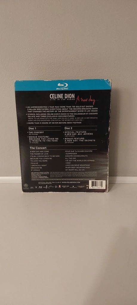 Celine Dion Live in Las Vegas 2 x Blu-ray Disc