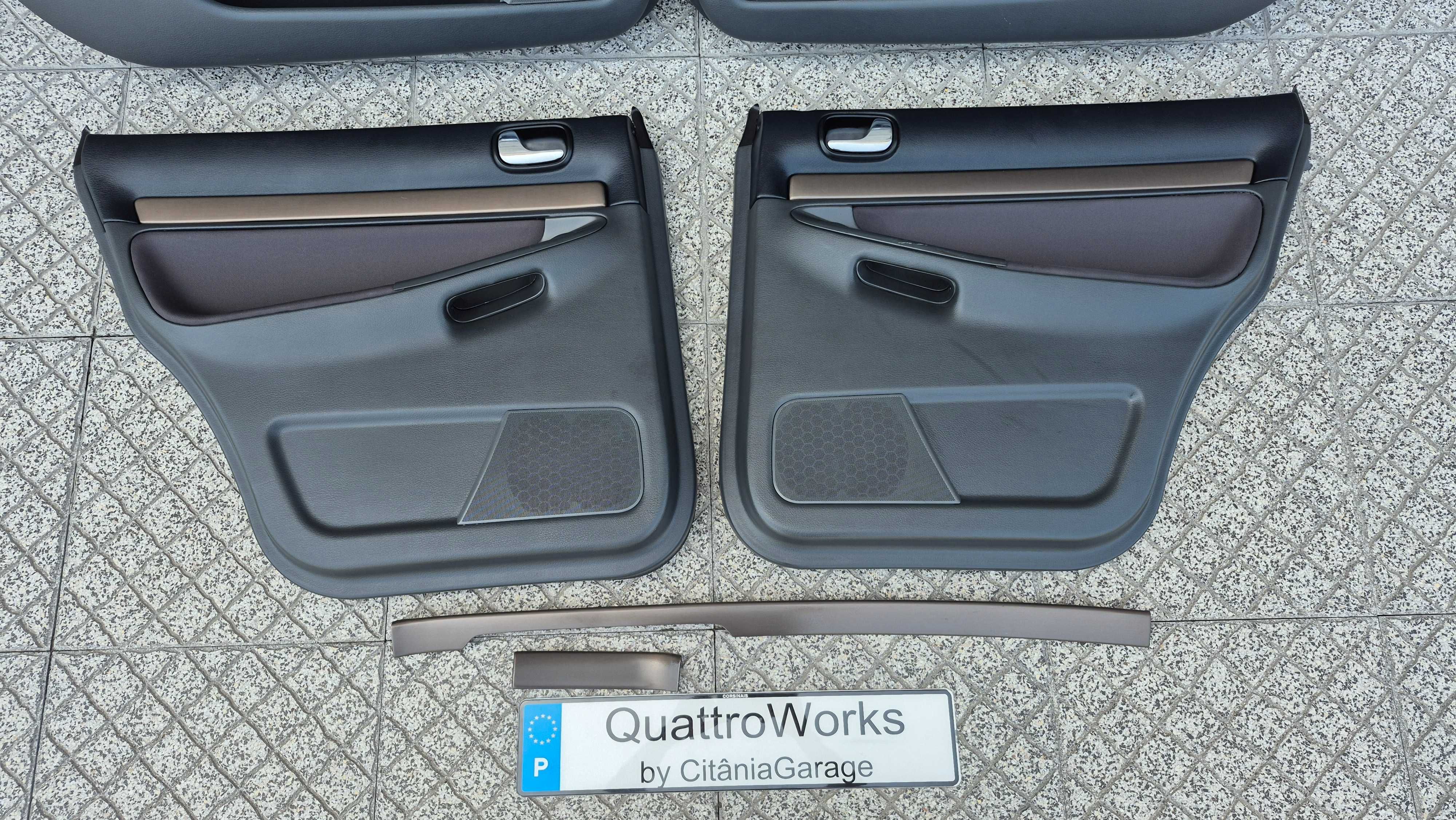 AUDI A4 B5(8D)-Quartelas Das Portas ESTOFADAS NOVAS + conjunto frisos
