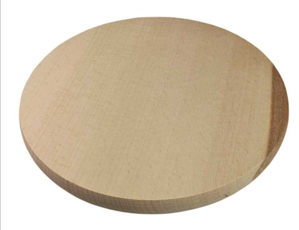 Deska do krojenia drewniana okrągła 18 cm
