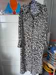 Sukienka xl H&M maxi, biało czarna