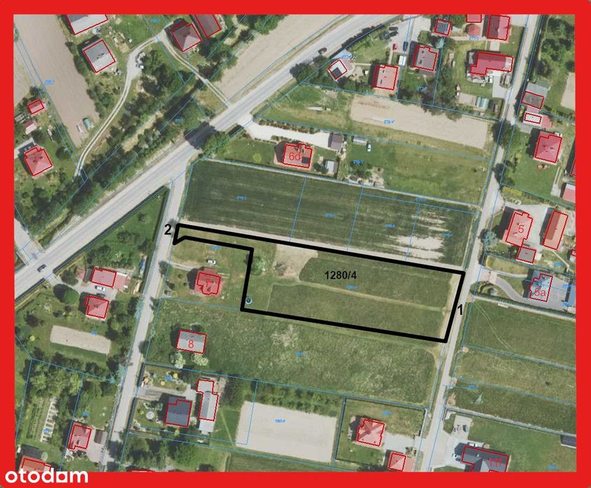 REZERWACJA - Wola Zgłobieńska, 38 ar, pełne uzbrojenie, asfalt