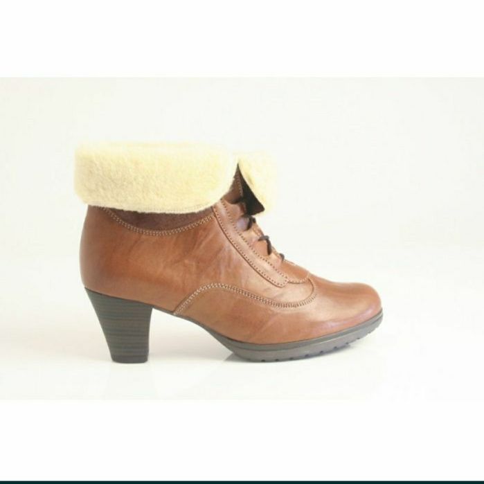 Кожаные зимние ботинки GABOR 41 р. стелька 27 cм на овчине.Португалия.