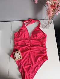 Strój kąpielowy jednoczęściowy kostium kąpielowy różowy xl bikini