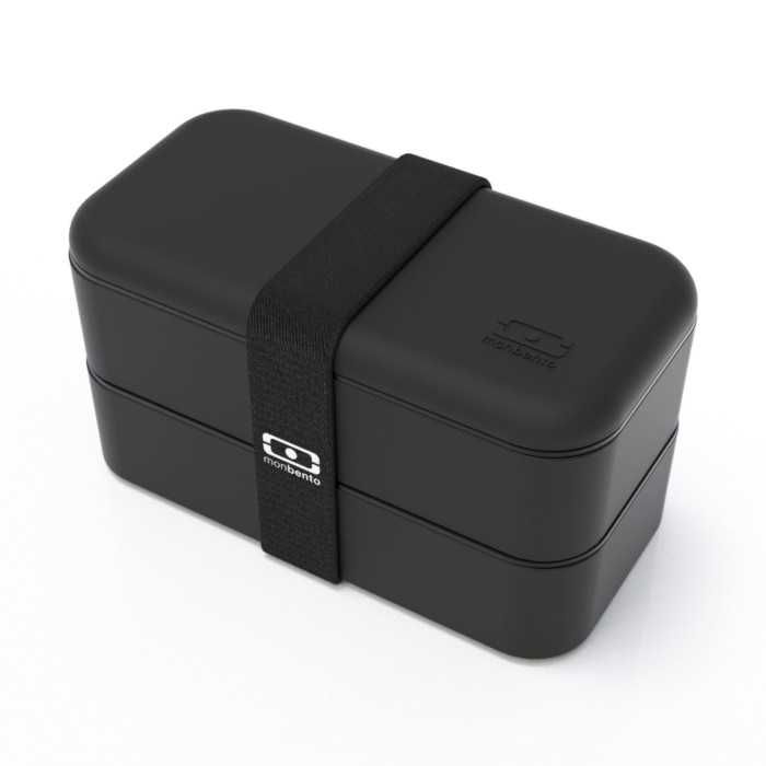 MONBENTO Bento Black Onyx 1 l czarny - lunch box Śniadaniówka