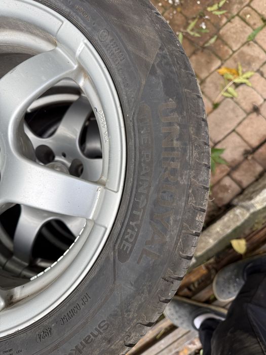 Б/У ЛІТНІ ШИНИ UNIROYAL RAINSPORT 5 205/55 R16 91 V та диски 4 108 16