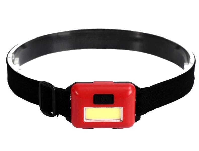 Ліхтар налобний Headlamp 10W COB Ліхтарик на голову на батарейках