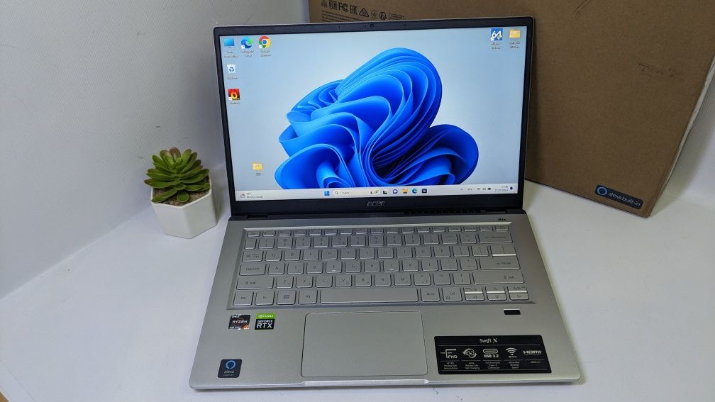 Новий Ноутбук Acer Swift X 14" Ryzen 7 5800U RTX 3050Ti, 16\512
