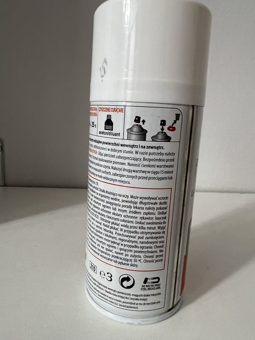 Okazja! Luxens lakier dekoracyjny biały do zewnątrz na zewnątrz 150 ml