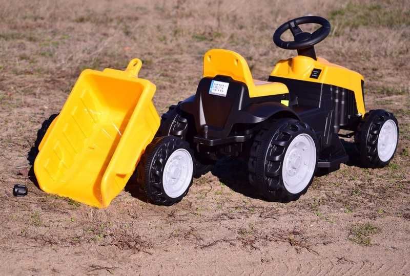 Autko na akumulator TRAKTOR Z PRZYCZEPĄ auto jeździk traktorek