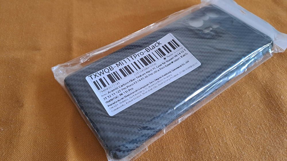 Capa Xiaomi 11 pro (textura de fibra de carbono) Nova