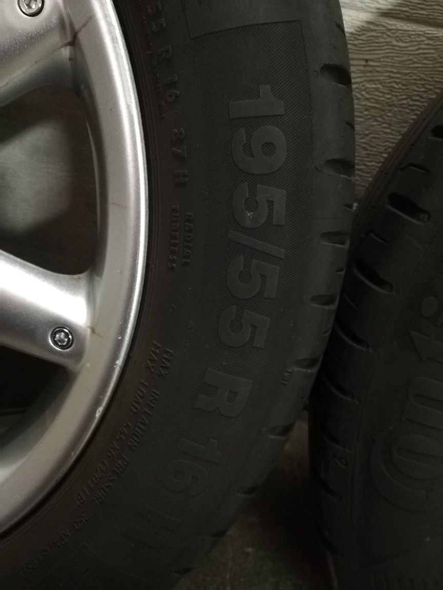 Opony 4szt komplet opon letnie lato 195/55 R16 Continental ContiEco