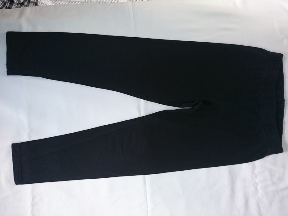 Чорні лосини, легінси, лосинки, довгі, шорти чорні на 134-140 см