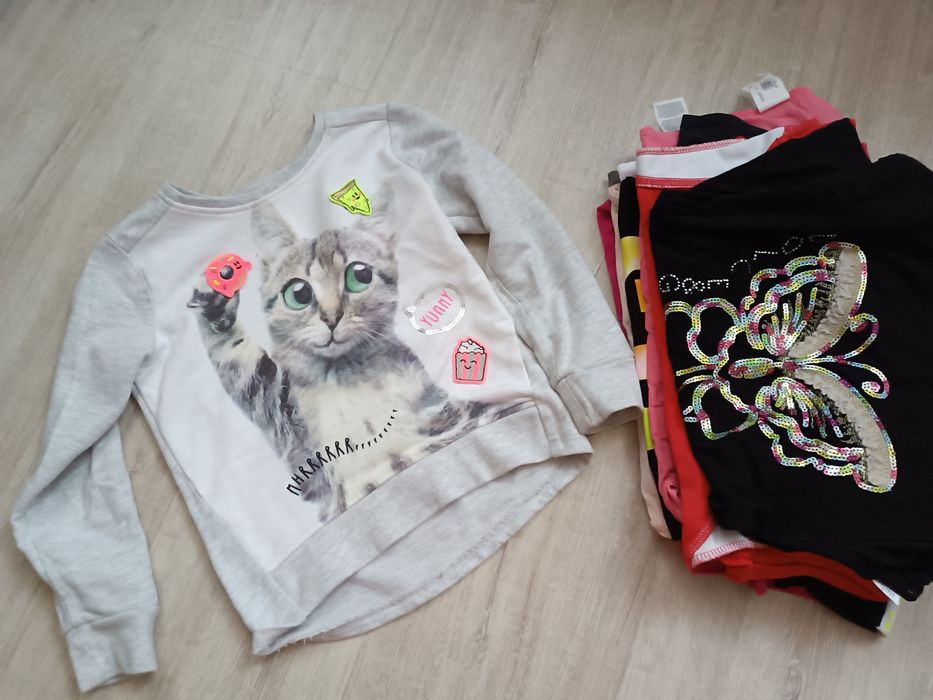 Paka ciuszków dla dziewczynki r. 104-110