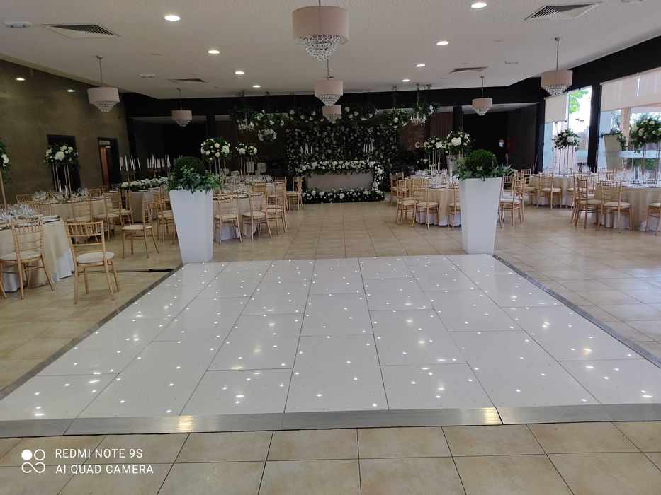 Pista de dança iluminada