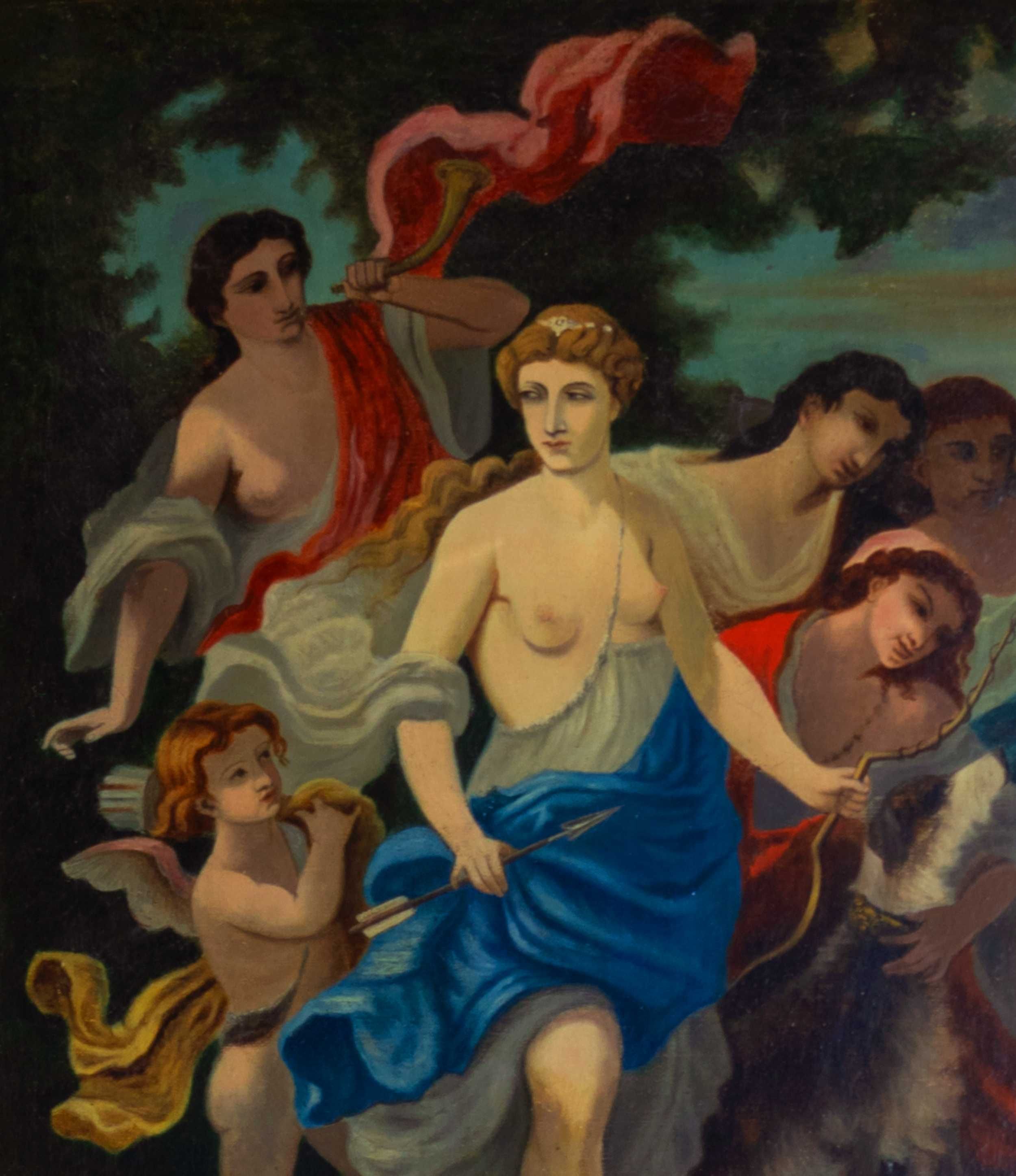 Pintura deusa Diana Urania Calíope Neoclássico | século XIX