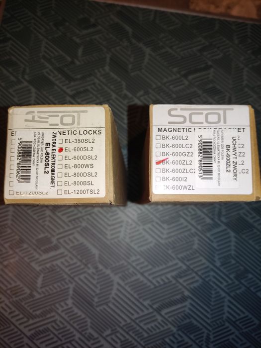 Zwora elektromagnetyczne+uchwyt montażowy