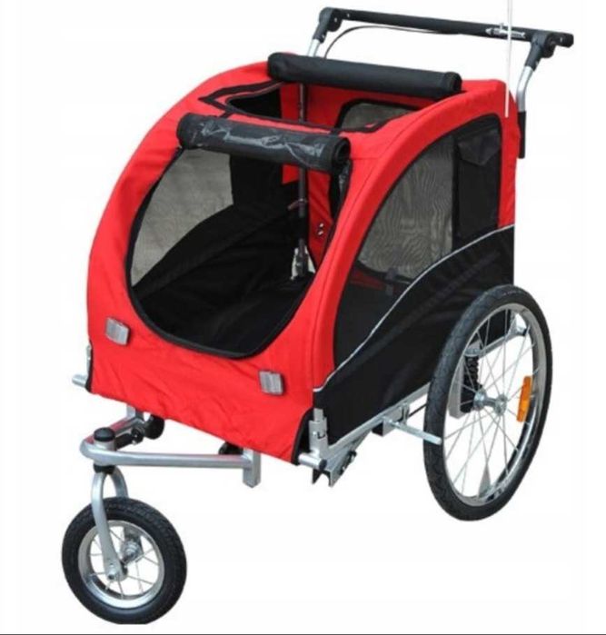Przyczepka rowerowa dla psa lub wózek dla psa