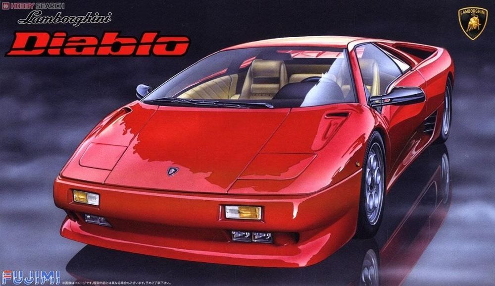 Fujimi 126791 RS-67 Lamborghini Diablo/4WD VT Blackstar 1/24 model do