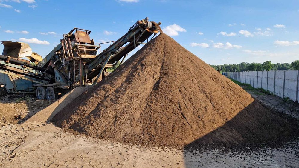 ZIEMIA OGRODOWA PRZESIANA POD Trawnik Wrocław Kiełczów Długołęka