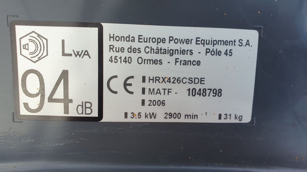Kosiarka spalinowa z napędem Honda HRX 426