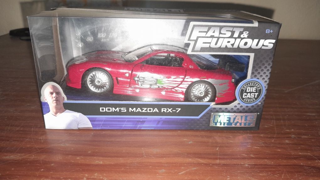 5 Miniaturas Jada Fast Furious 1/32