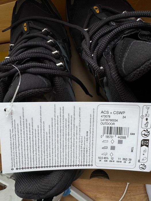 Кросовки Salomon ACS+ CSWP 'Black' L47307800