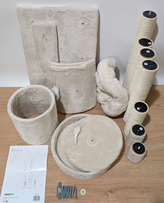 Penelope Drapak Dla Kota Beżowy 55X40X116Cm Po Zwrocie