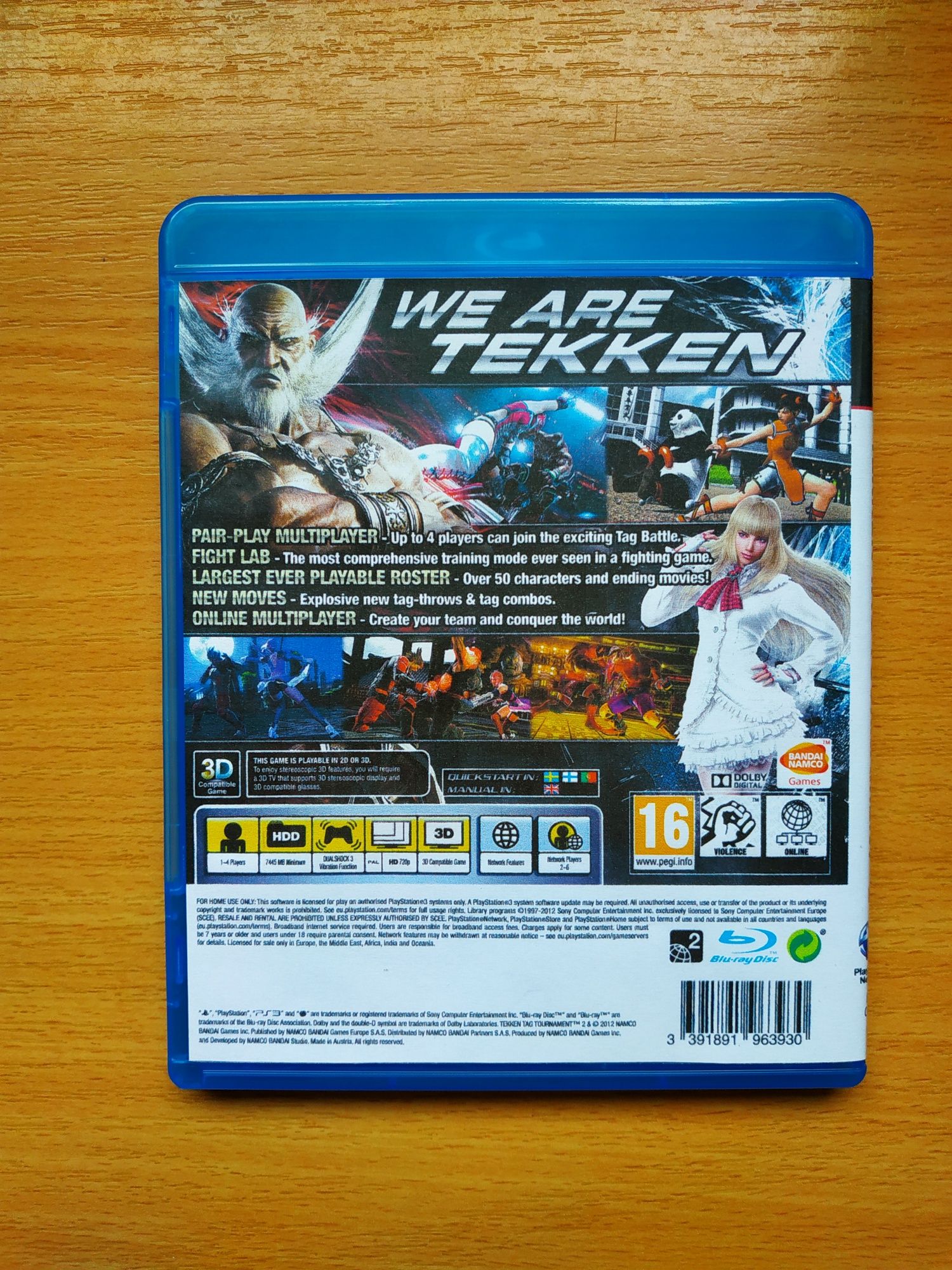 Tekken tag tournament 2 ps3, wysyłka przez olx