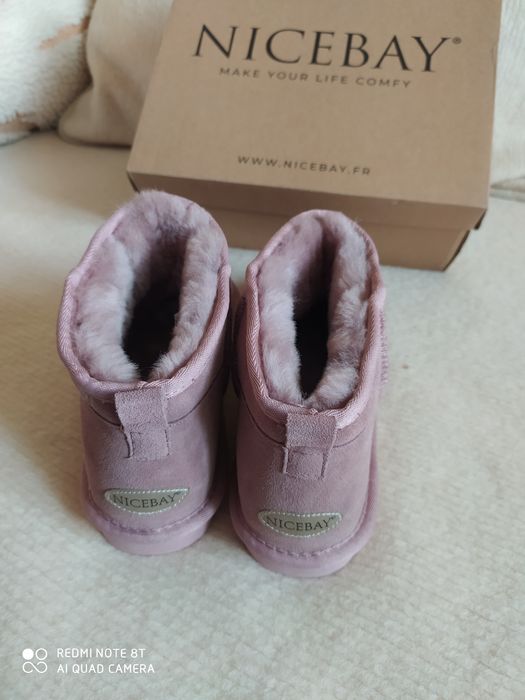Buty emu firmy Nicebay 43 28 cm wkładka. Stopa 27.5-28cm. skóra wełna