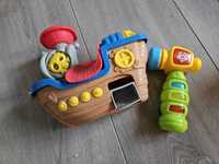 Zabawki dla chłopca statek i młotek interaktywny