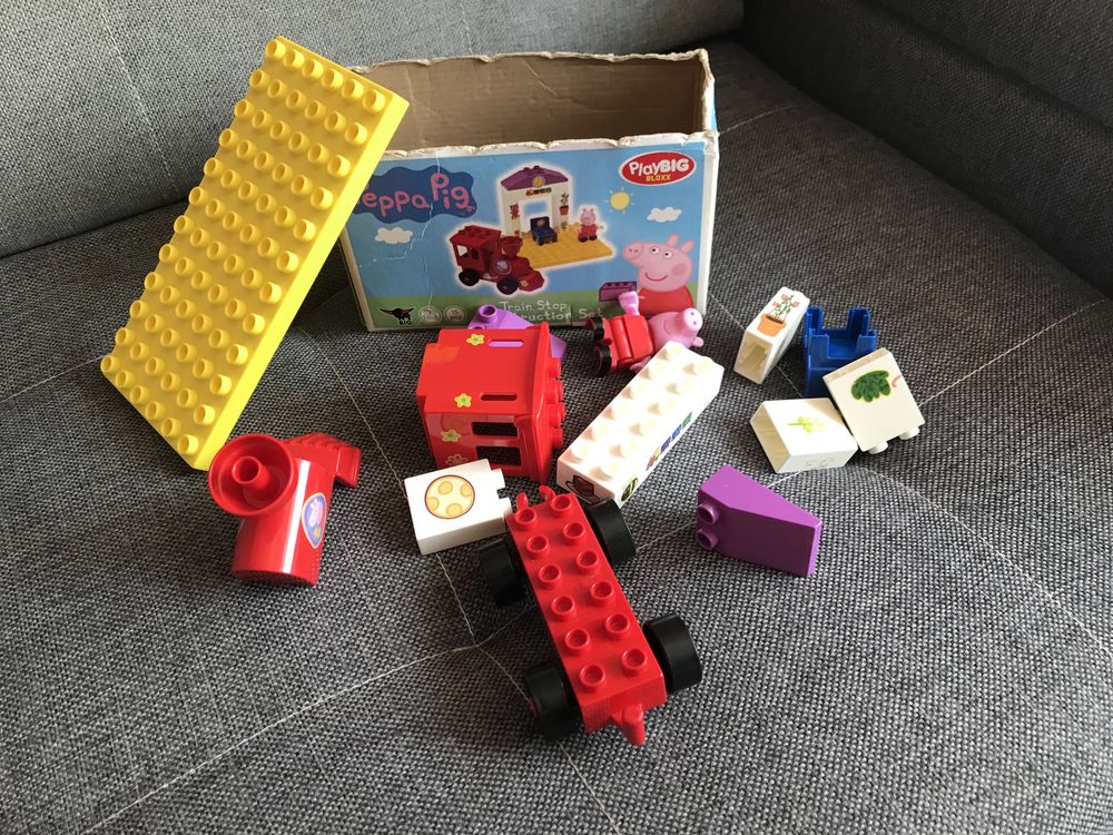 Klocki świnka pepa kompatybilne lego duplo
