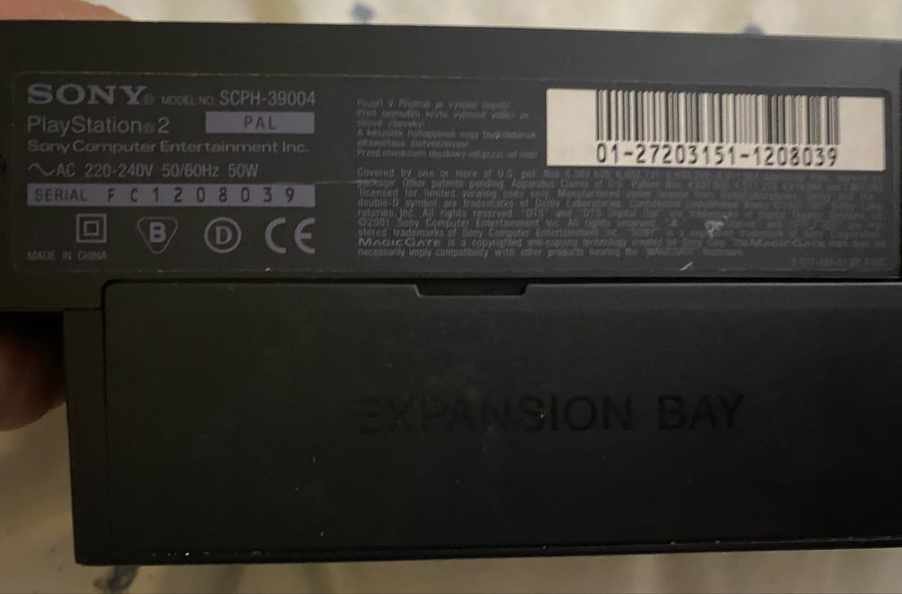 Playstation 2 fat para peças